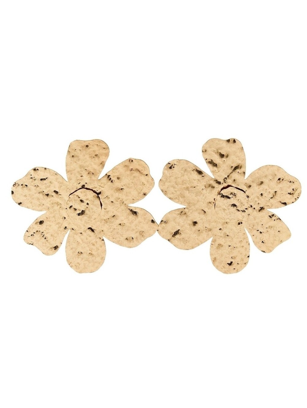 ZARA Wrought Maxi Flower Earrings